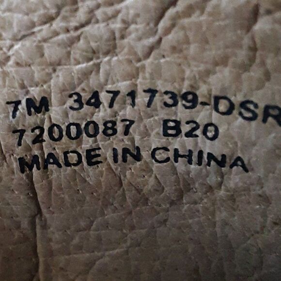 FRYE Women's Size 7M Tan Zip Leather Heel Ankle Boot - Picture 5 of 11